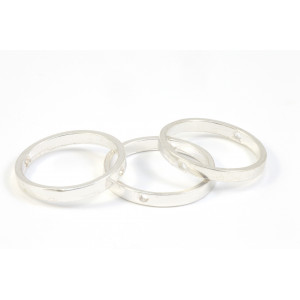 ROUND BEAD FRAME SILVER PLATED 24MM